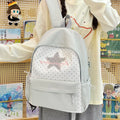 Korean Polka Dot School Backpack for Teen Girls | 20–35L