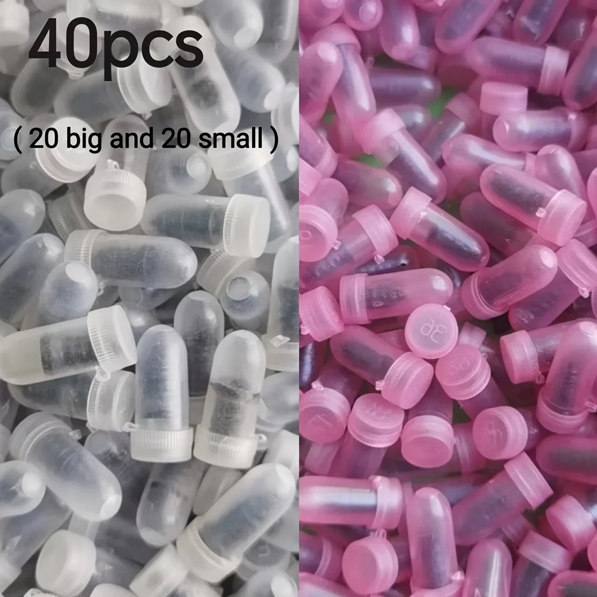 40PCS Spiral Tire Repair Kit – 20 Large & 20 Small Plugs
