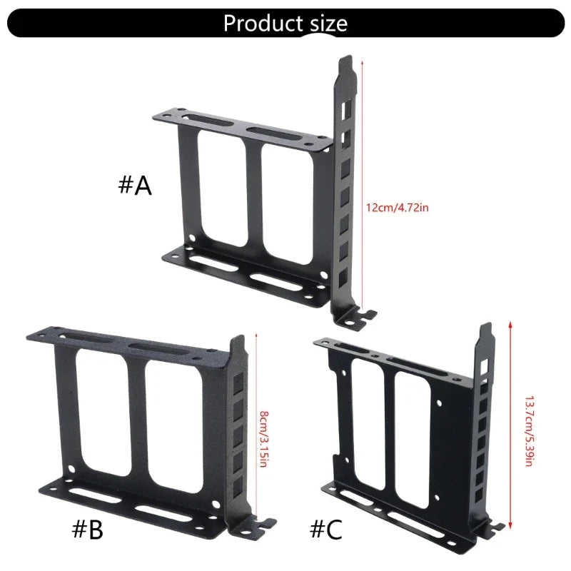 Ventilated 2.5" & 3.5" SSD HDD Metal Mounting Bracket for PC