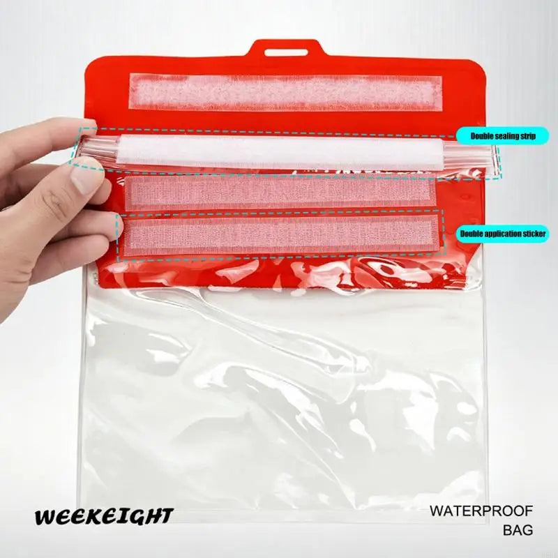 Waterproof Phone & E-Reader Crossbody Bag | Clear Front