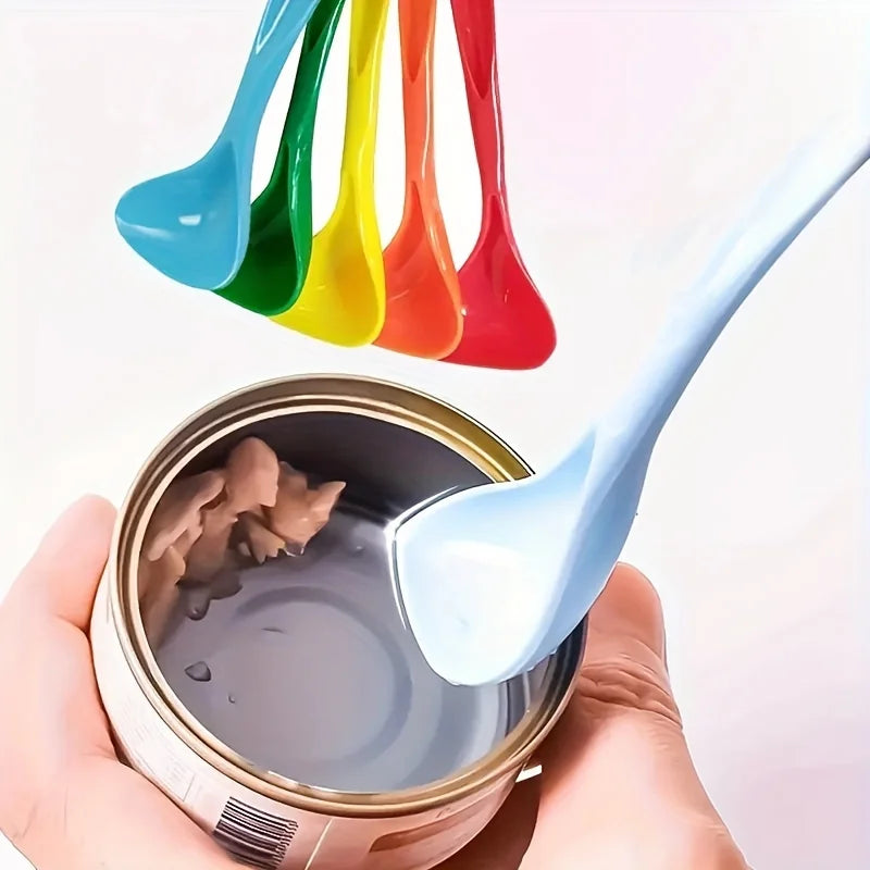 Plastic Pet Food Scoop Set – Durable Cat & Dog Feeding Scoops