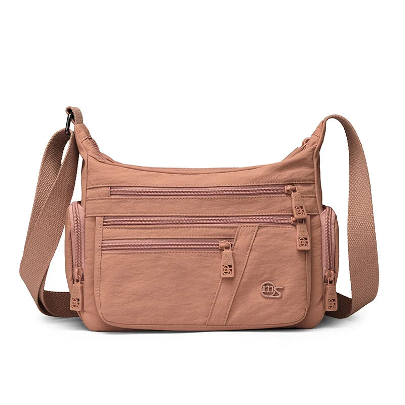 Nixie Multi-Pocket Crossbody Shoulder Bag – Large Capacity