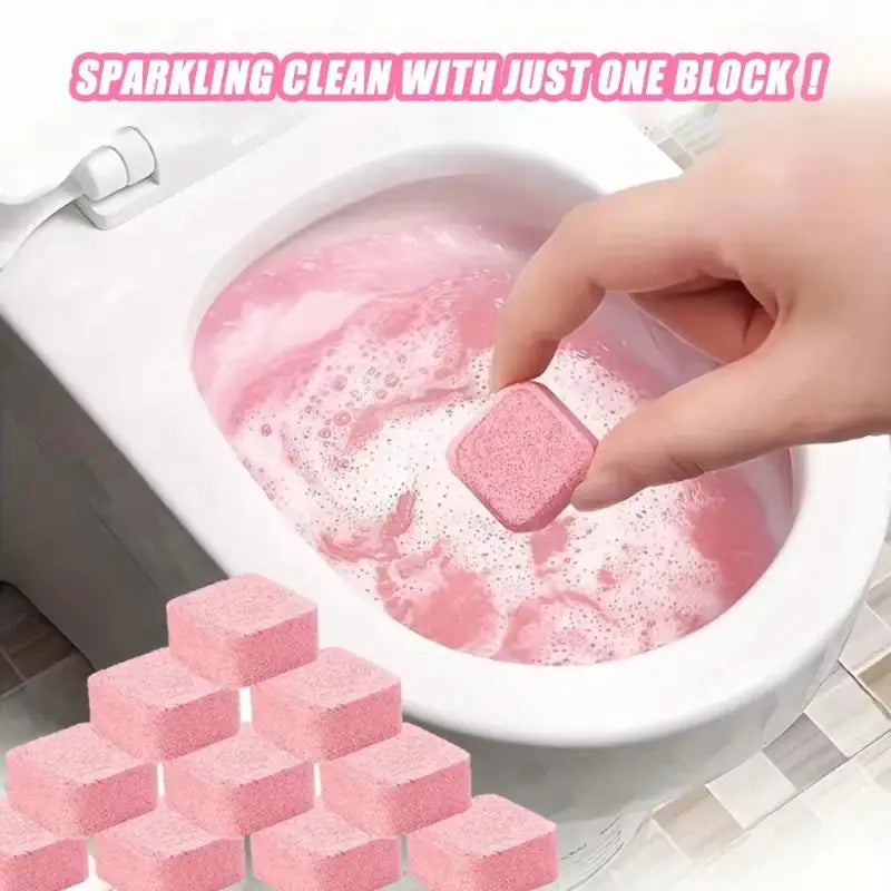 10-Pack Effervescent Cleaning Tablets – Toilet & Washing Machine