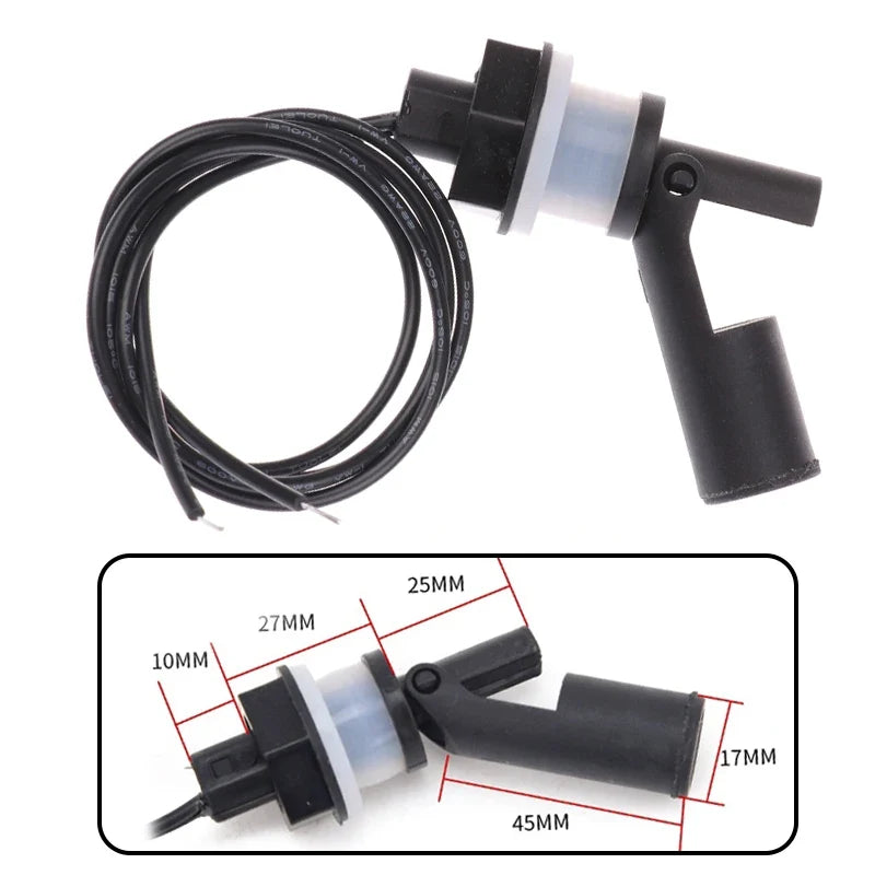 PP Plastic Ball Float Switch 12V–110V Water Level Sensor