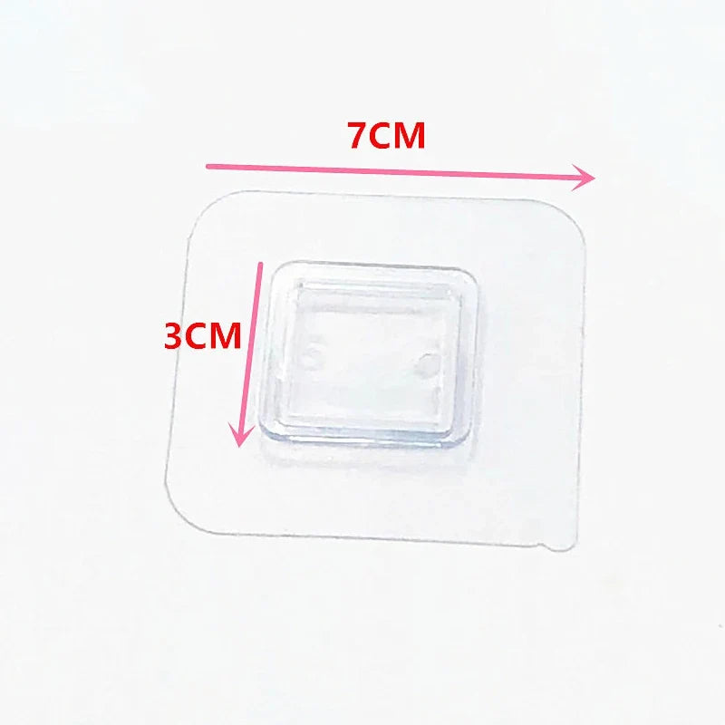 Transparent Self-Adhesive Wall Hook – No-Drill Kitchen & Bath