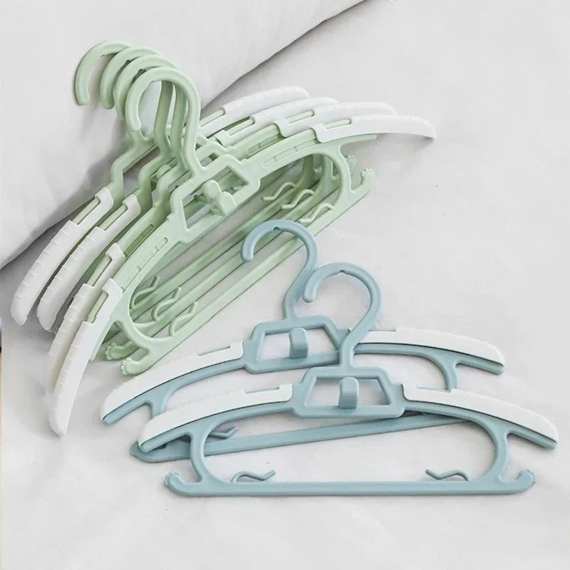 10-Pack Kids Non-Slip Telescopic Clothes Hangers | Baby Rack