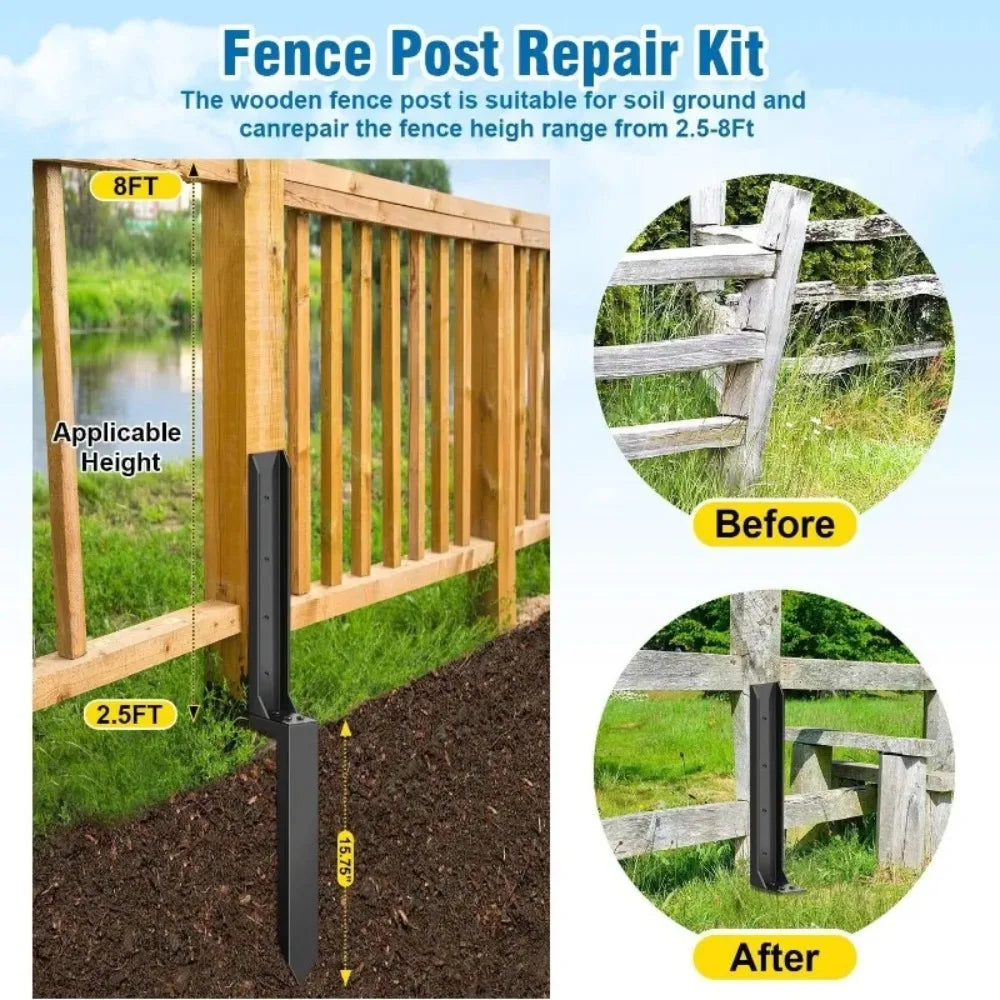 Metal Fence Ground Anchor Kit – Heavy-Duty Grounding Plug
