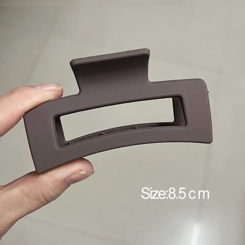 Large Acrylic Hair Claw Clip – Korean Geometric Barrette