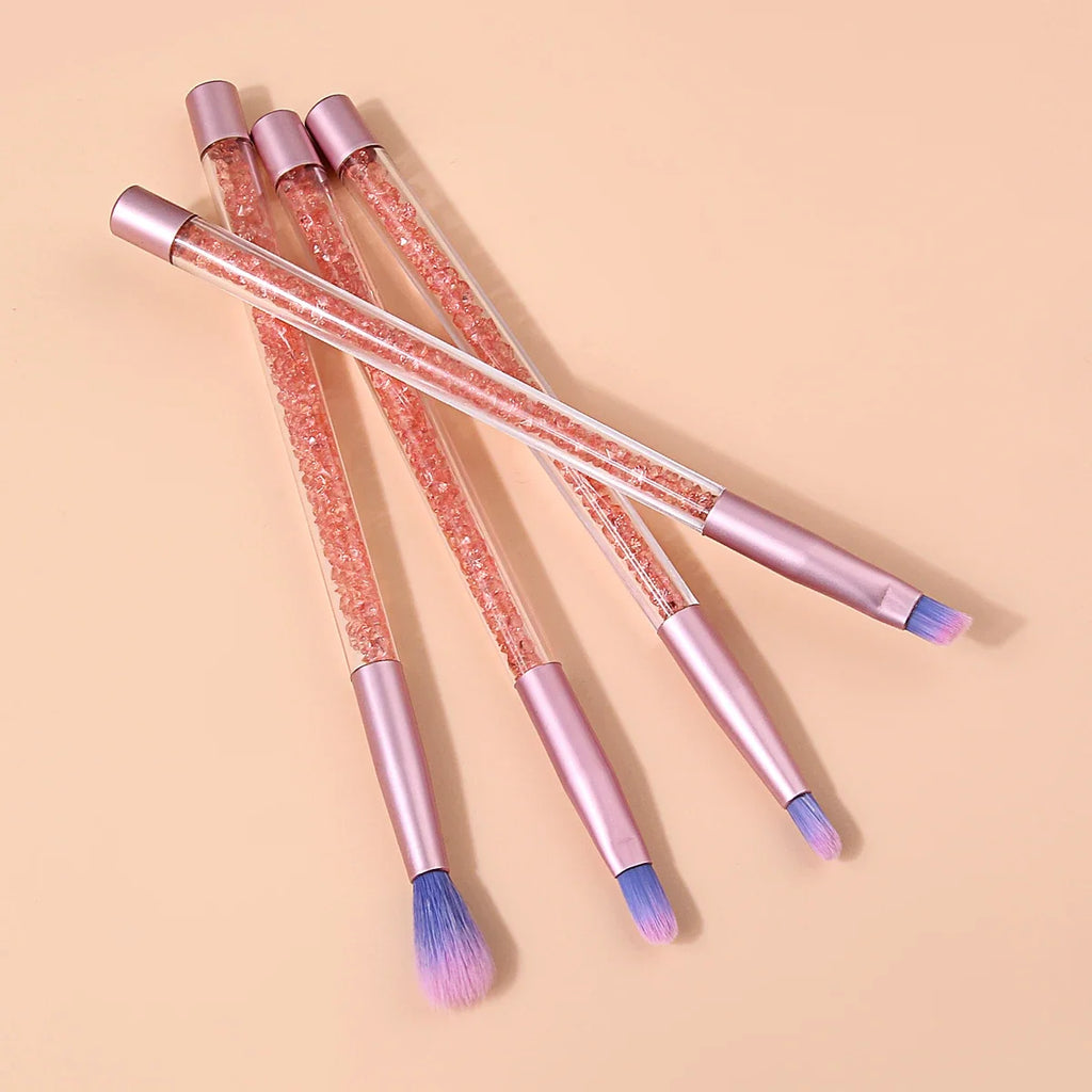 4PCS Makeup Brush Set – Highlighter, Eyebrow, Concealer & Eyeshadow