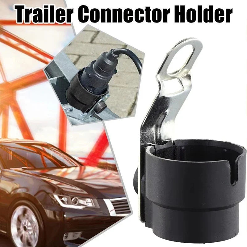 Universal Weatherproof Trailer Plug Holder 7–13 Pin Connector