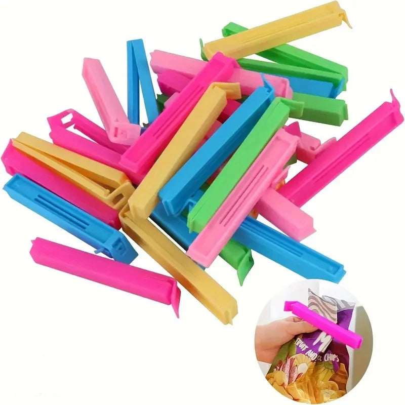 Reusable Plastic Bag Sealing Clips – Food & Snack Saver 5-30Pcs