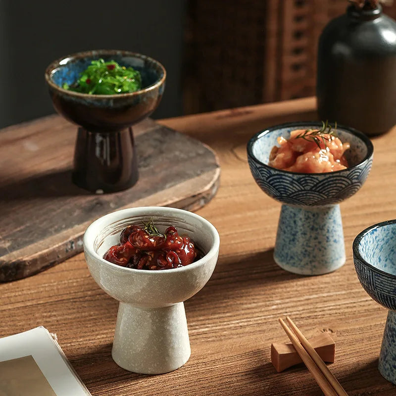 Japanese Retro Ceramic Ice Cream Cup – Dessert Tray