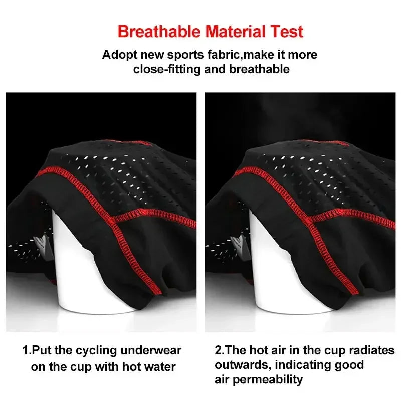 X-TIGER Men's 5D Gel Pad Cycling Underwear Shorts | MTB Road Bike