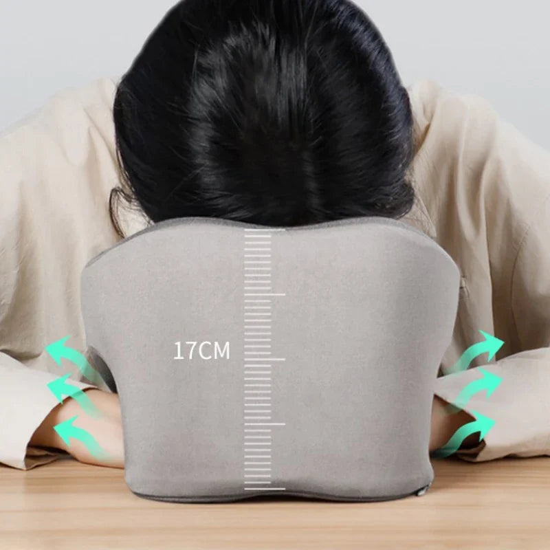 U-Shape Memory Foam Travel Neck Pillow – Airplane & Office
