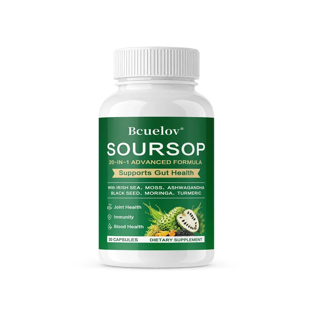 Graviola Soursop Supplement – Immune & Cell Support Capsules