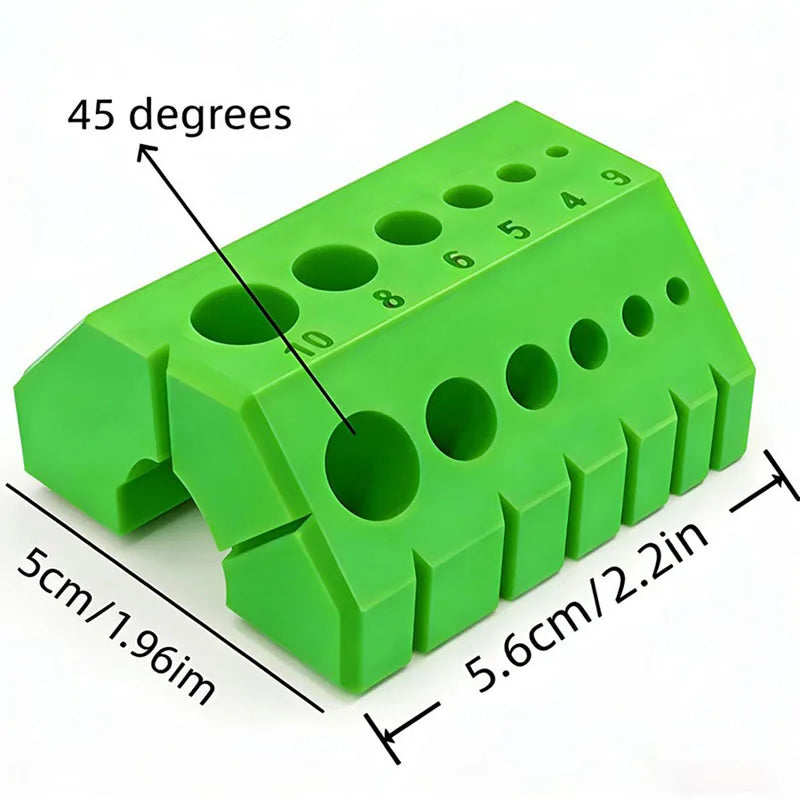 45° & 90° Angle Drill Jig Guide with Numerical Scale