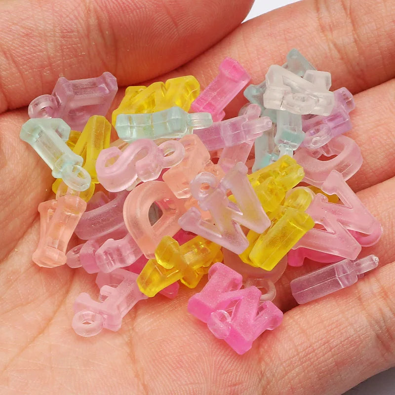 Mixed Acrylic Letter Beads 50/100/200Pcs – DIY Jewelry Making
