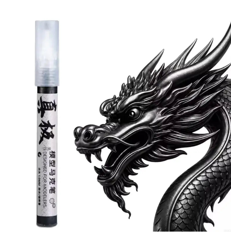 Metallic Paint Marker Pen – 8 Colors, 1.5mm Tip for Models