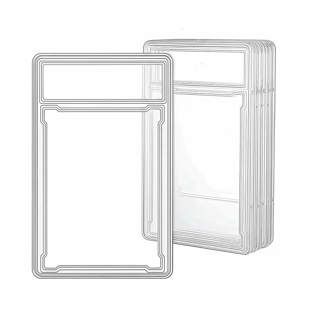 Transparent 35PT Trading Card Case UV Protection Collectible Box
