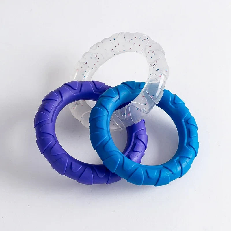 TPR Loop Ring Dog Chew Toy for Aggressive Chewers & Puppies
