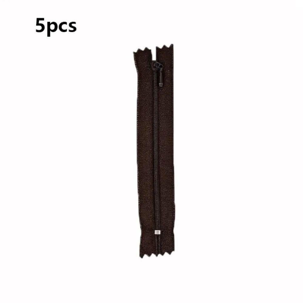 5-Pack 7cm Mini Zippers – Multicolor DIY Sewing & Doll Crafts
