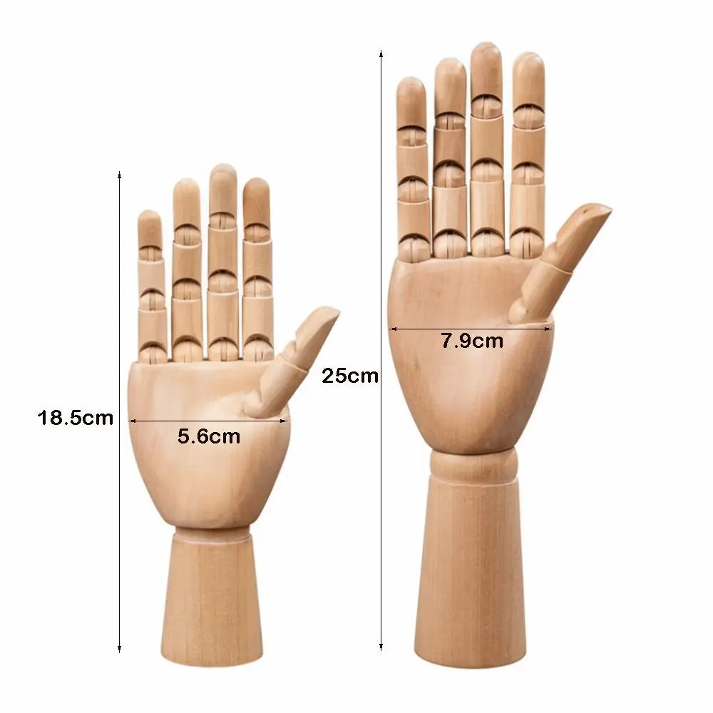 Poseable Wooden Artist Mannequin – Multiple Sizes Drawing Figure