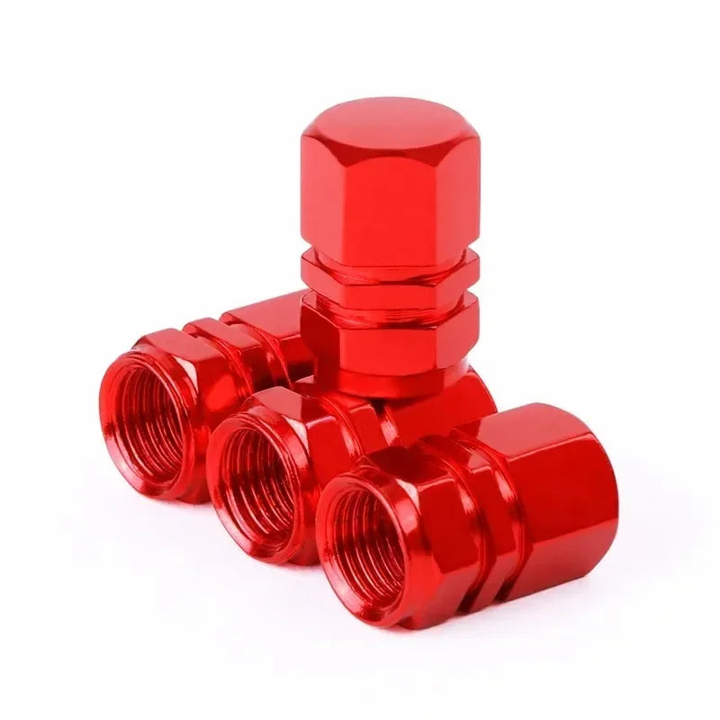 Aluminum Alloy Tire Valve Stem Caps – Anti-Rust, 11 Colors