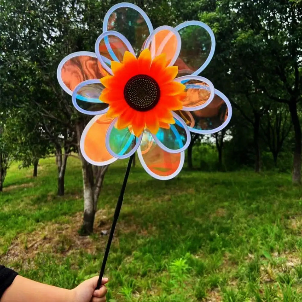 Sunflower Wind Spinner – Double-Layer Garden Windmill 28/37cm