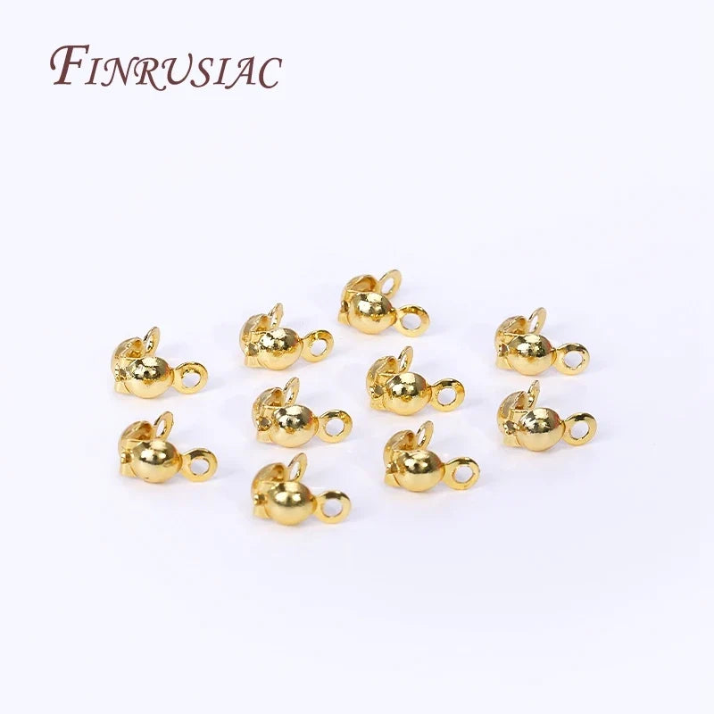 18K Gold Plated Jewelry Findings Set – Clasps, Pins & Crimp Beads