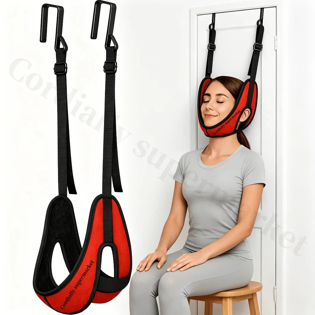 Door Hanging Neck Brace – Thickened Cervical Support Strap