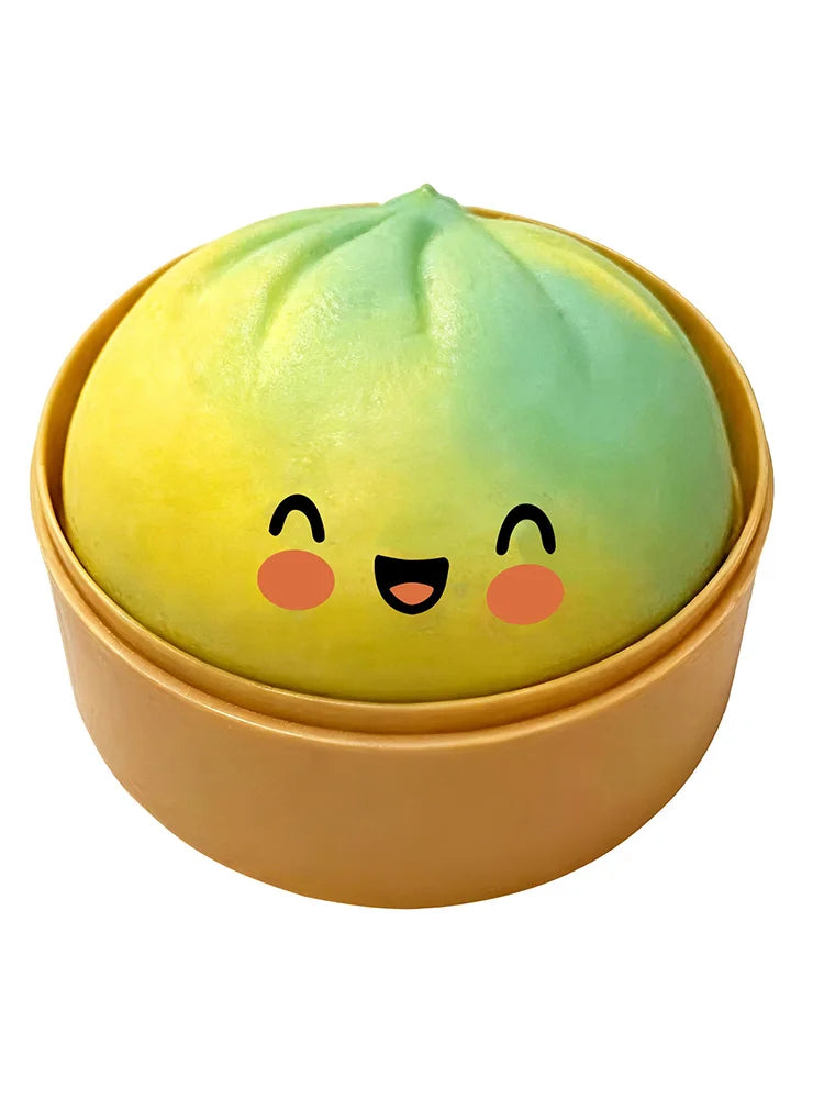 Steamer Bun Squishy Slow Rising Squeeze Toy | Desk Ornament