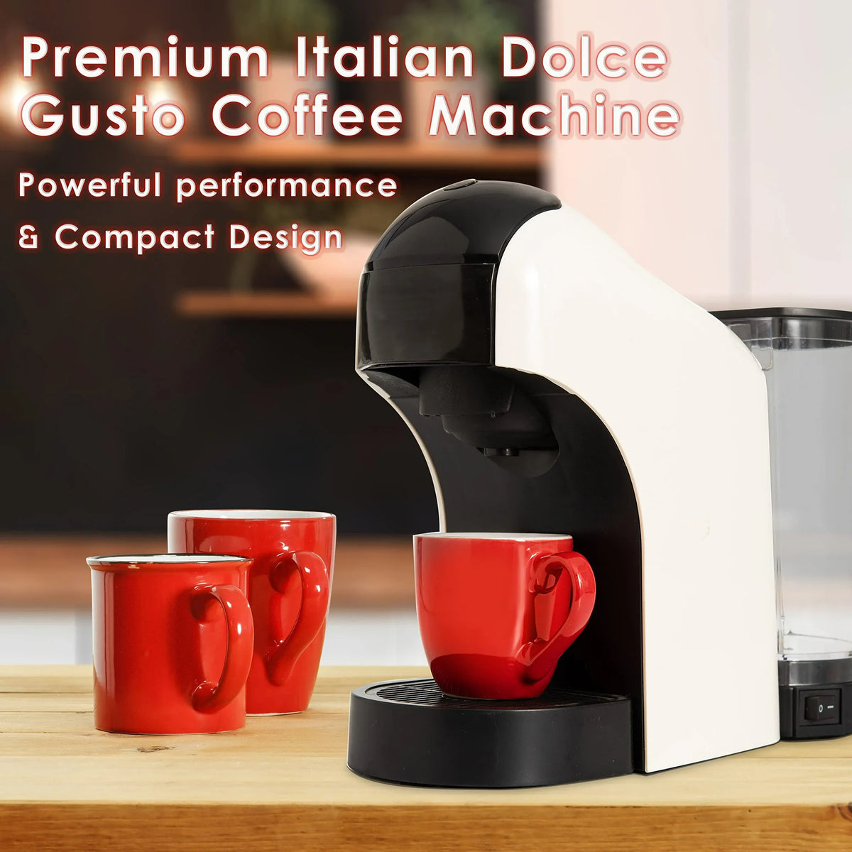 DUTRIEUX 3-in-1 Capsule Espresso Machine | Nespresso & Dolce Gusto