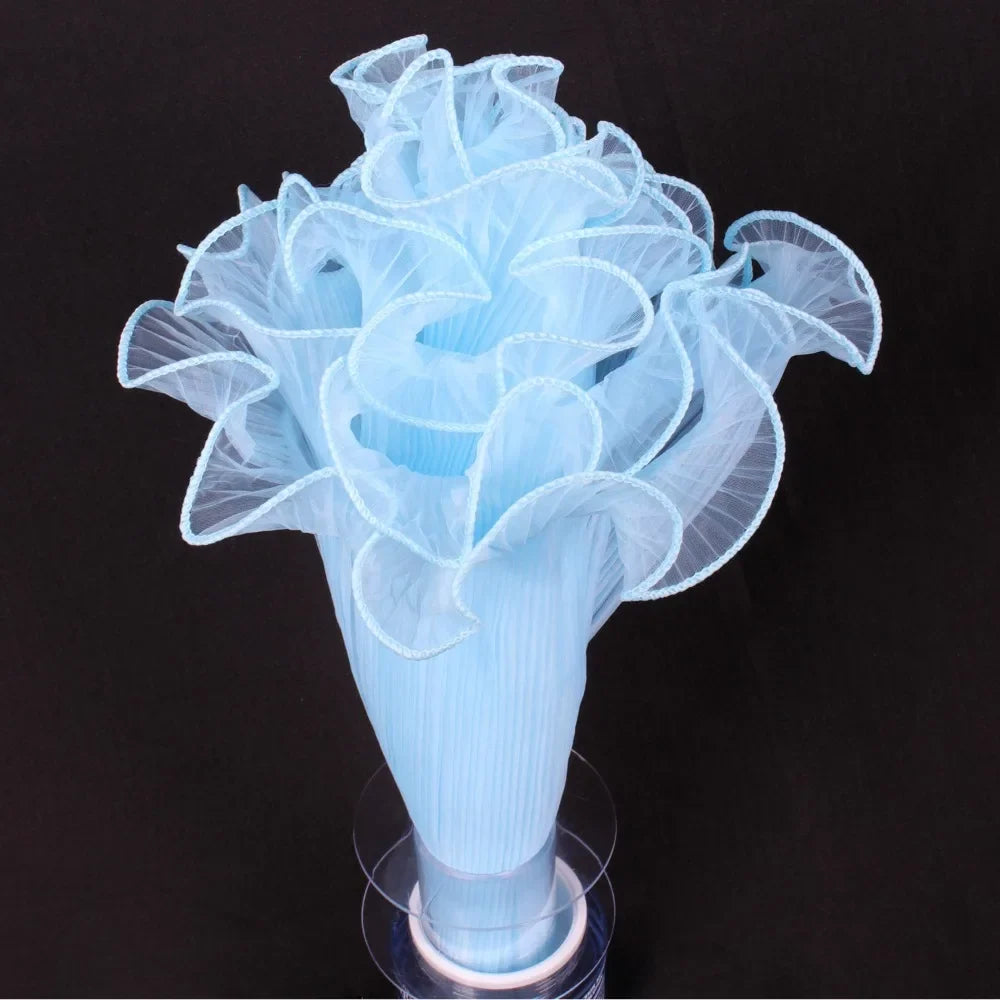 Pearl Wave Mesh Flower Bouquet Wrapping Yarn 28cm x 4 Yards