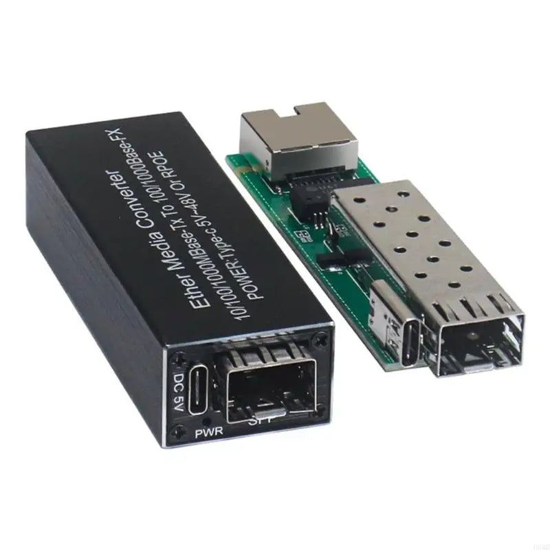 USB-C SFP Fiber Media Converter | 1.25G Gigabit Networking