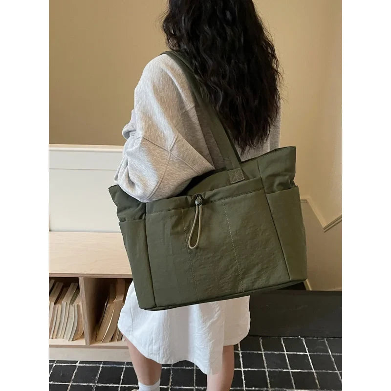 Women's Waterproof Oxford Tote Bag | Laptop Shoulder Bag