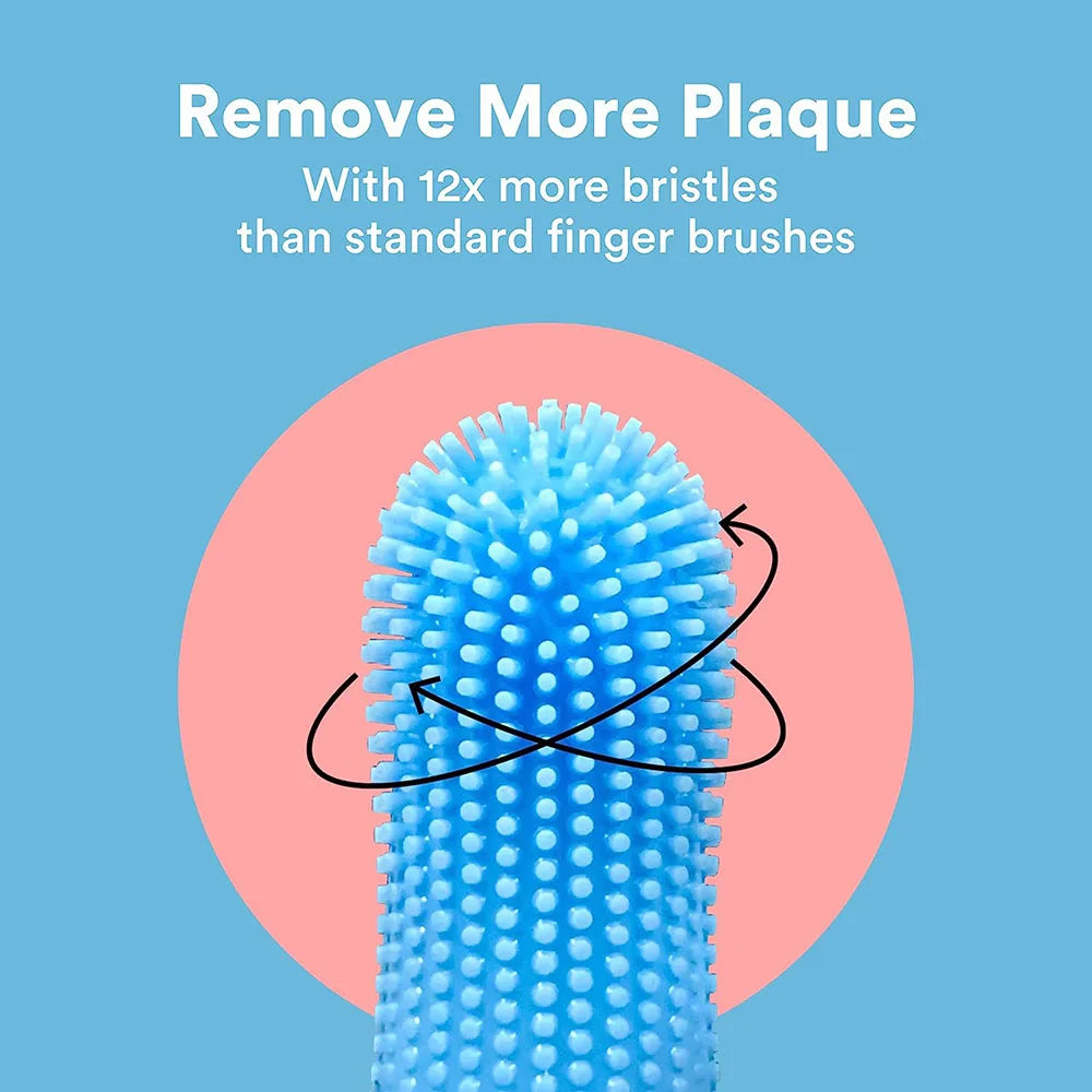 Silicone Finger Toothbrush for Dogs & Cats – Nontoxic