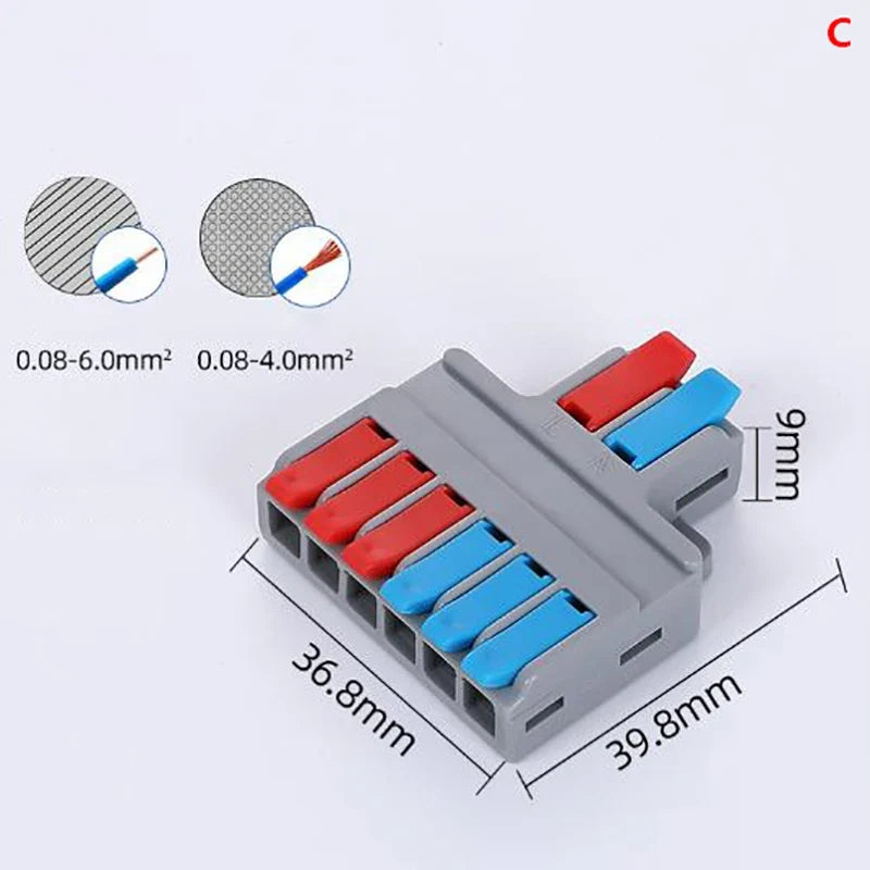 Quick Splitter 2-In 4/6-Out Wire Connector – Universal Cable