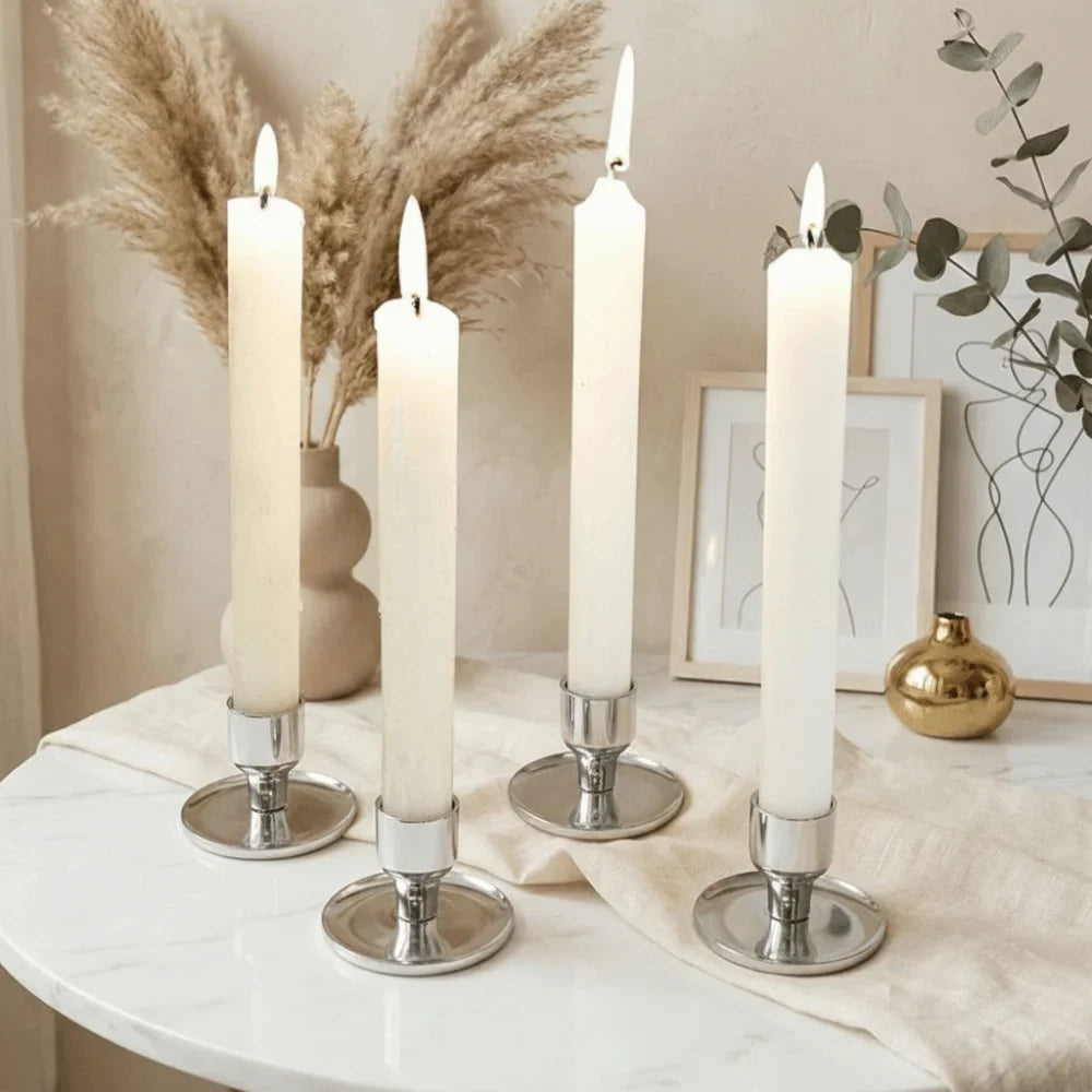 Modern Vintage Iron Candlestick Holder – Elegant Table Decor