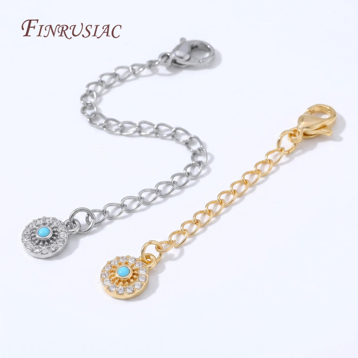 18K Gold Plated Necklace Extender Chain with Lobster Clasp