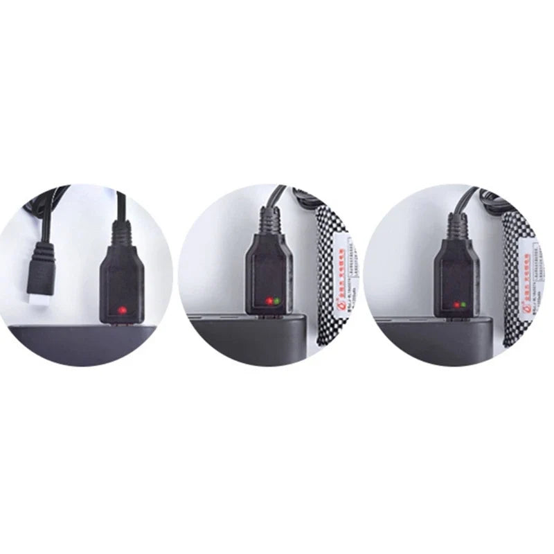 7.4V Li-ion USB Charging Cable 1000mA XH-3P for 18650 Pack