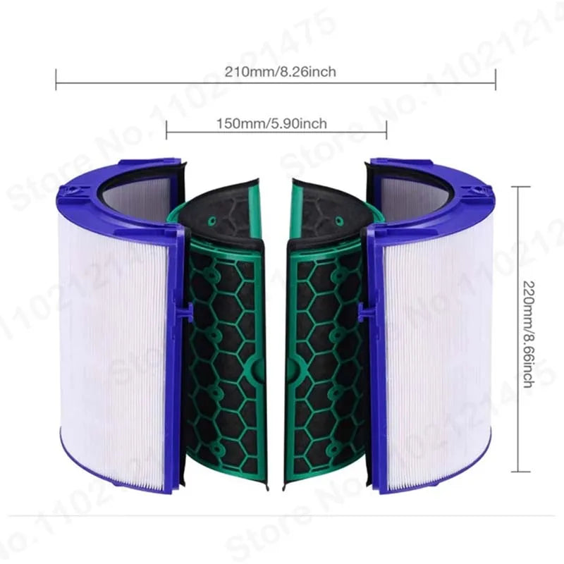 HEPA Activated Carbon Filter Replacement for Dyson HP04 TP04 DP04 TP05