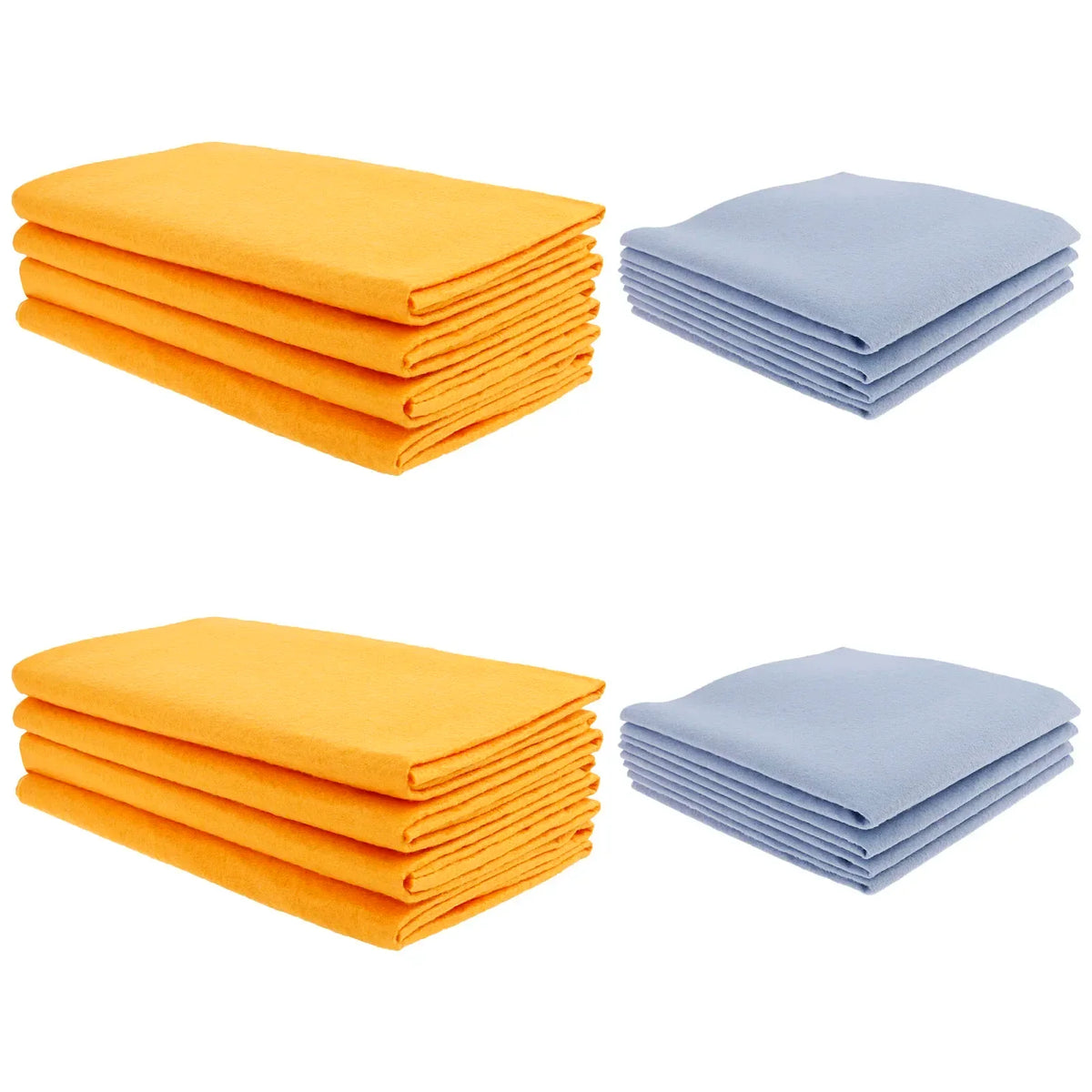 Ultra Absorbent Cleaning Shammy Reusable Wipe Rags – 8/16 Pcs