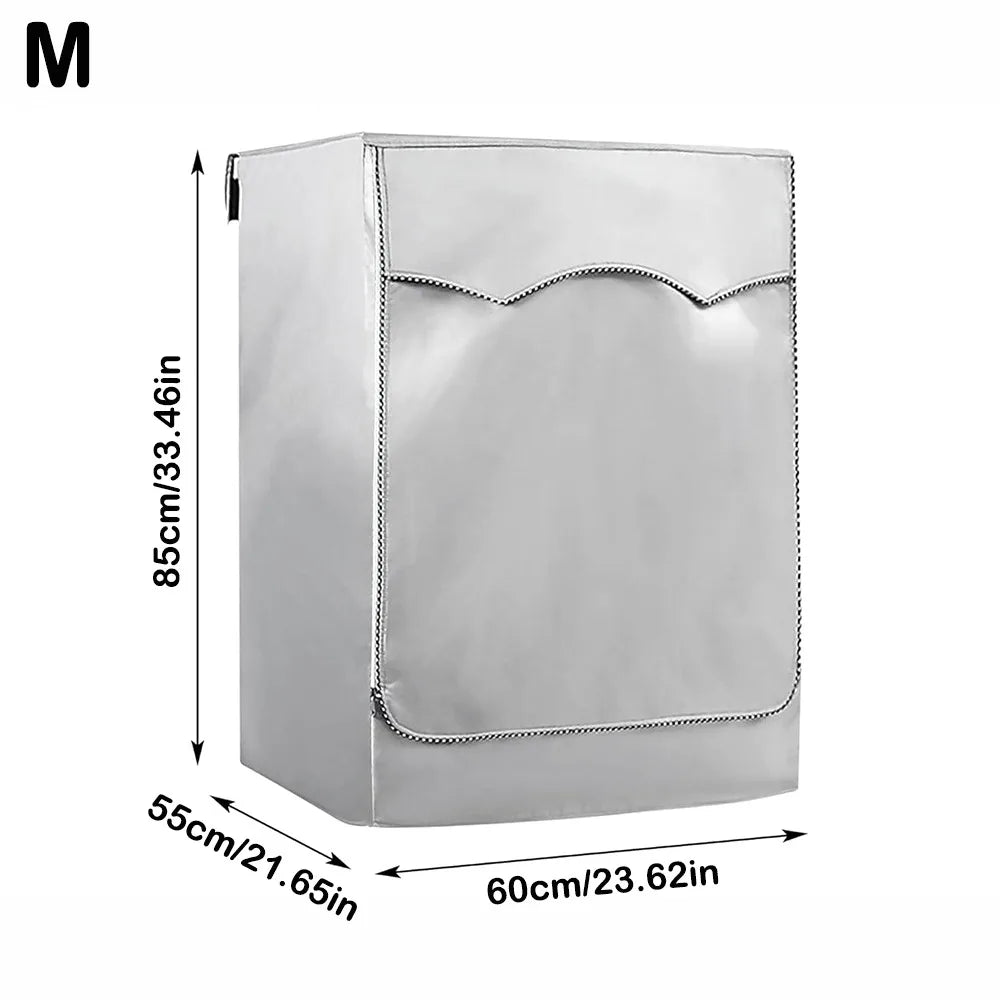 Waterproof Washing Machine Cover – Oxford Silver Front Load