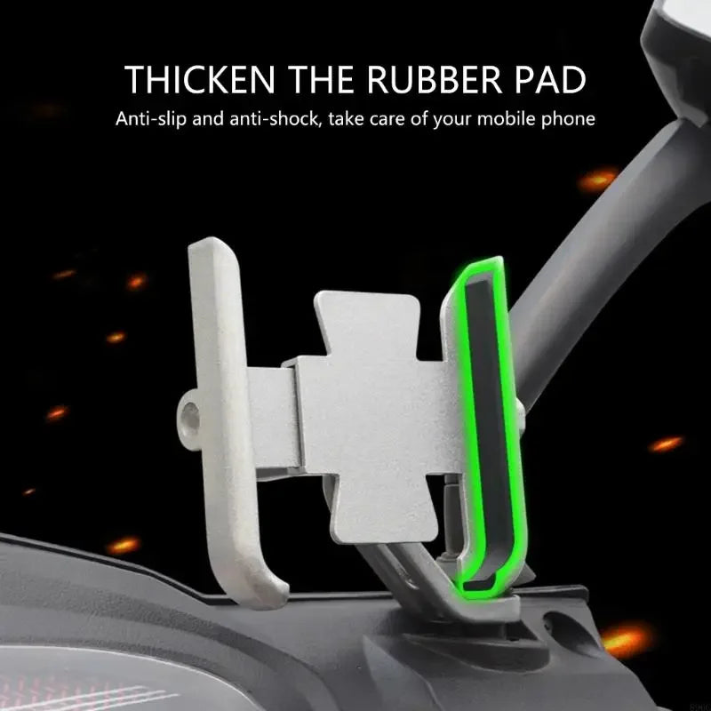 360° Motorcycle Bike Phone Mount | Aluminum Vibration Dampening