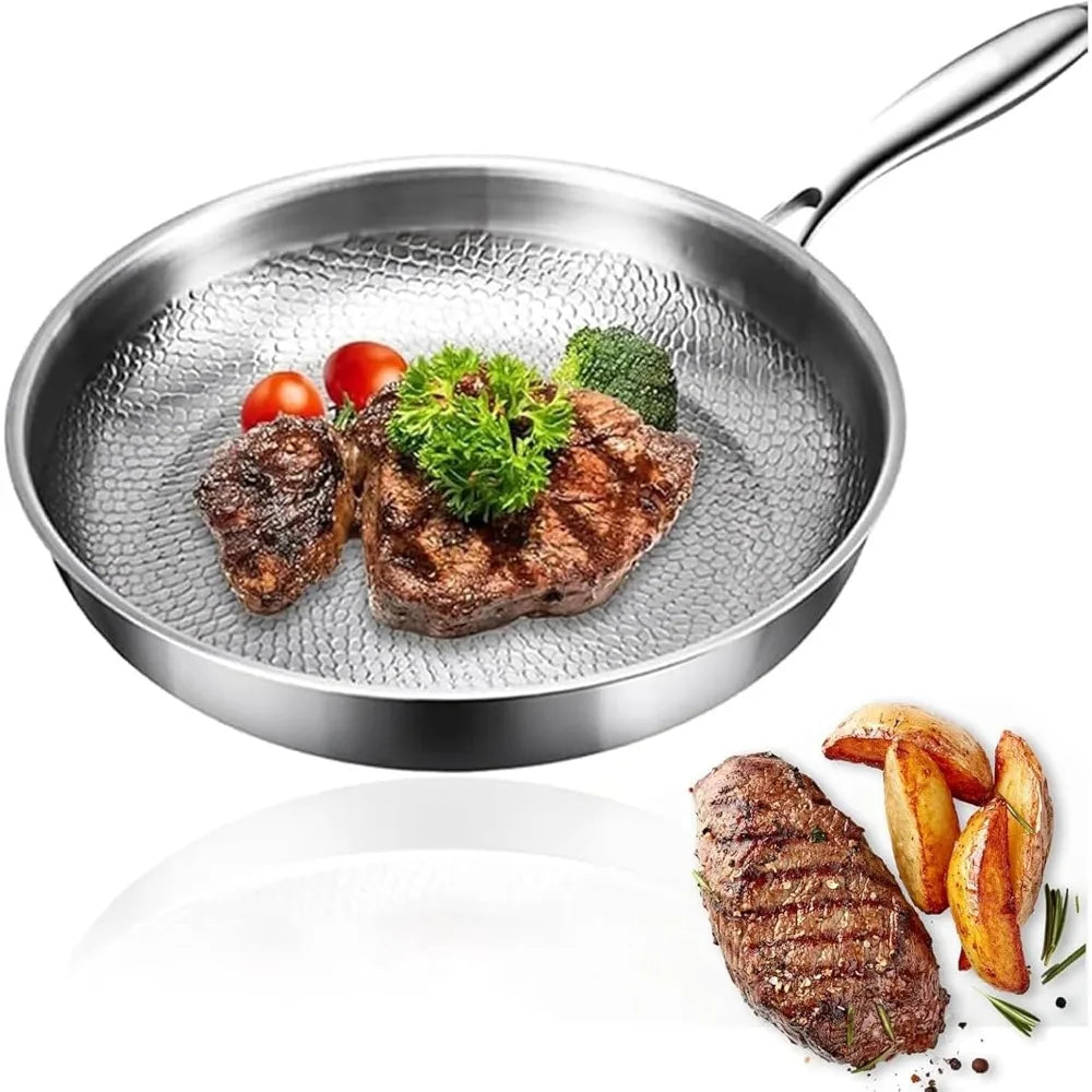 Nixie Pure Titanium Non-Stick Pan – Even Heat, Scratch-Resistant