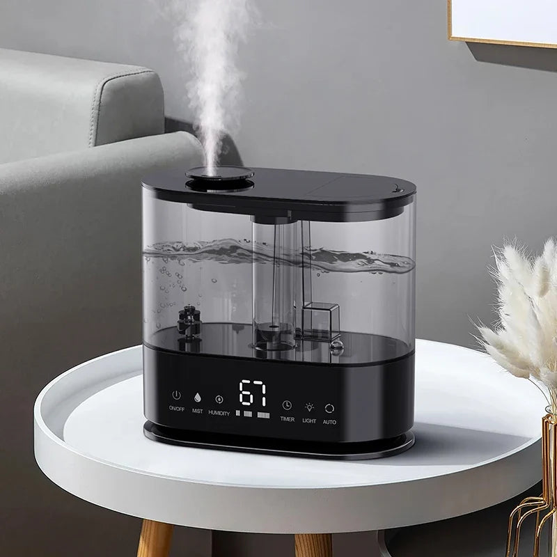 Portable Ultrasonic Cool Mist Humidifier | LED Light & Timer