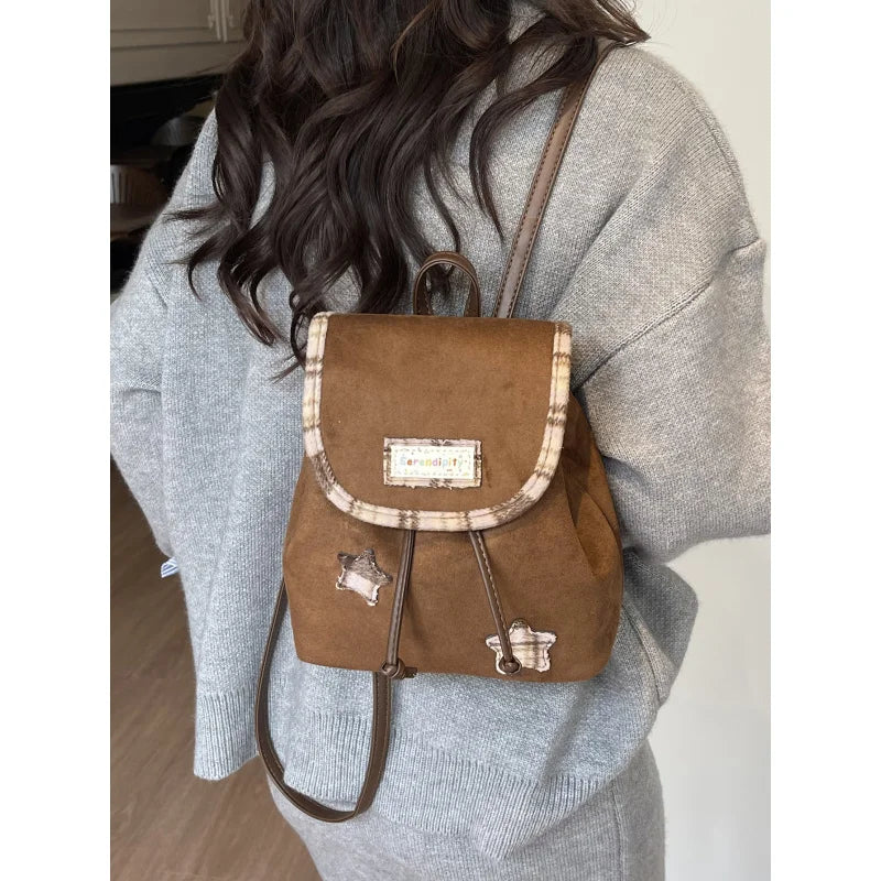 Nixie Vintage Chic College Style Backpack for Women