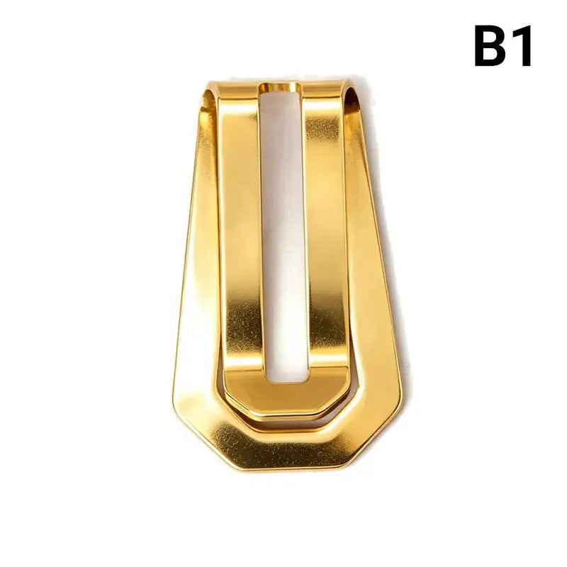Stainless Steel Slim Money Clip & Card Holder | JETTING