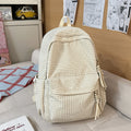 Nixie Retro Plaid Backpack – Large Capacity Lightweight School Bag