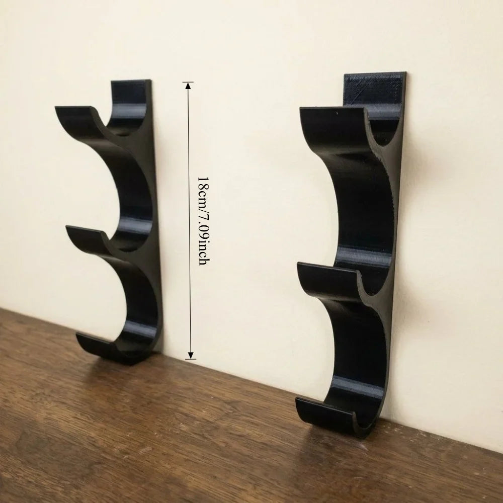 2-Piece Kitchen Wrap Organizer Rack – Foil & 3 Rolls